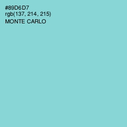 #89D6D7 - Monte Carlo Color Image